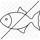 No Prohibido Senal De Cruz Icono