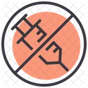 No Steroid Hormone Icon