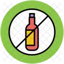 No Wine Alcohol Icon