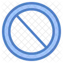 No Prohibited Stop Icon