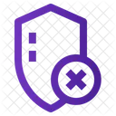No Protection Safety Icon