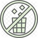 No Littering Garbage Icon