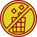 No Littering Garbage Icon