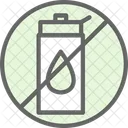 No Liquids Liquid Icon
