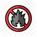 No Open Fire Icon