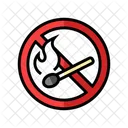 No Open Fire Icon
