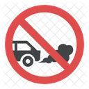 No Idling Sign Icon