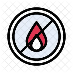 No resistente al agua  Icono