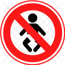 No Infant Infant Prohibited Icon