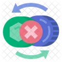 No Interchangeable No Exchnage Nft Icon