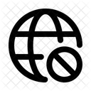 No Internet Disable Network Signal Icon