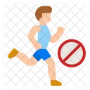 No Jogging  Icon