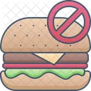 No Junk Food Icon