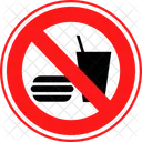 No Junk Food No Fast Food No Burger Icon