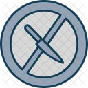 No Knife Sharp Forbidden Icon