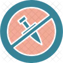 No Knife Sharp Forbidden Icon