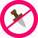 No Knife Sharp Forbidden Symbol