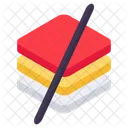 No Layers Stack Stacked Papers Icon