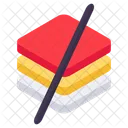 No Layers Stack Stacked Papers Icon