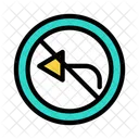 No Left Turn Notallowed Leftturn Icon
