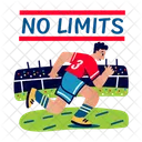 No Limits Running Athlete Icon