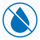 No Liquid Forbidden Prohibition Icon