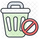 No Littering Littering Cancel Icon