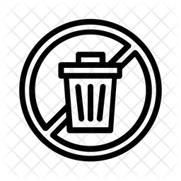 No Littering  Icon