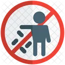 No Littering Forbidden Littering Icon