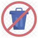 No littering  Icon