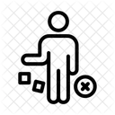 No Littering Garbage Forbidden Icon