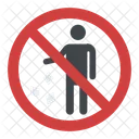 No Littering Sign Icon