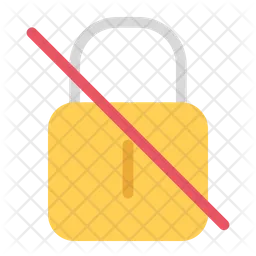 No lock  Icon