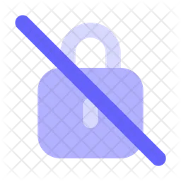 No Lock  Icon