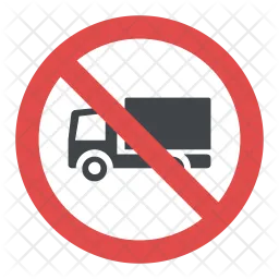 No Lorries  Icon