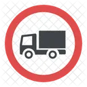 No Lorries Warning Icon