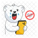 No Love Love Rejection Crying Bear Icon
