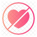 No Love Signaling Dislike Icon