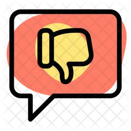 No me gusta el comentario  Icono