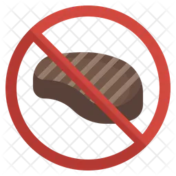 No Meat  Icon