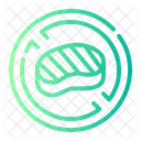 No Meat Meat Vegan Icon