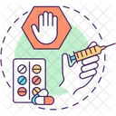 No medications before test  Icon