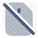 No Memory Card Data Storage Icon