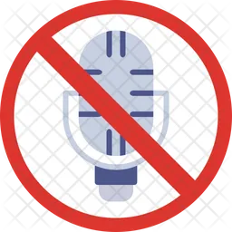 No Microphone  Icon