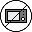 No Microwave Oven Icon