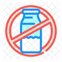 No Milk No Dairy No Lactose Icon