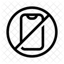 No Mobile Phone Restriction Silence Area Icon