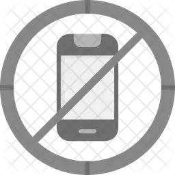 No Mobile Phone  Icon