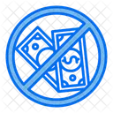 No Money Currency Dollar Icon