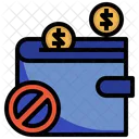 No Money Fraud Bankruptcy Icon